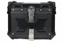 Τετράγωνη Βαλίτσα-Μπαγκαζιέρα ABS 45L Με Επένδυση Καπιτονέ και Μεταλλική Βάση Σε Μαύρο Χρώμα