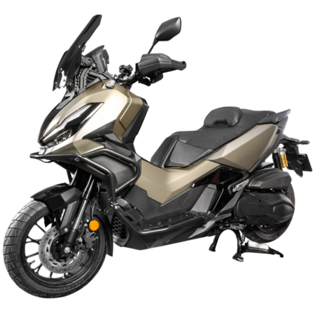 Σετ Κάγκελα Πάνω+Κάτω Και Μεταλλικό Πάτωμα Σε Μαύρο Χρώμα Για Honda Adv 350 2022-2026