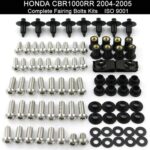 Σετ Βίδες-Κλιπάκια Για Τα Πλαστικά Honda CBR1000RR 2004-2005