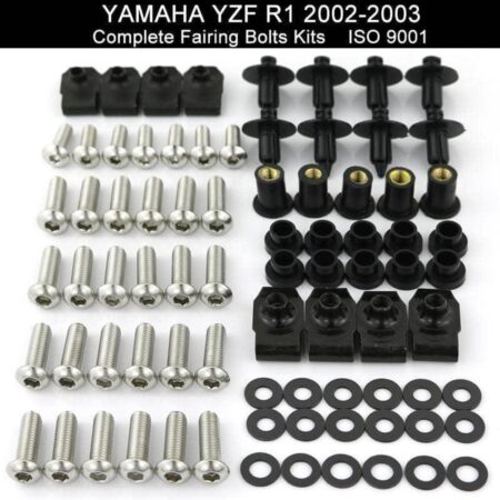 Σετ Βίδες-Κλιπάκια Για Τα Πλαστικά Yamaha YZF-R1 2002-2003