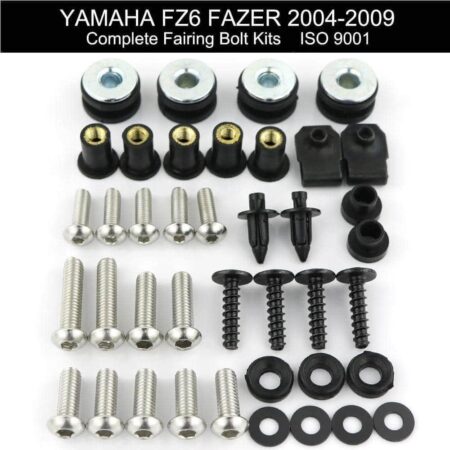 Σετ Βίδες-Κλιπάκια Για Τα Πλαστικά Yamaha FZ6 Fazer 2004-2009