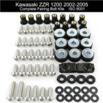 Σετ Βίδες-Κλιπάκια Για Τα Πλαστικά Kawasaki ZZR1200 2002-2005