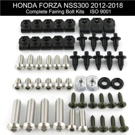 Σετ Βίδες-Κλιπάκια Για Τα Πλαστικάr HONDA FORZA NSS300 2012-2018
