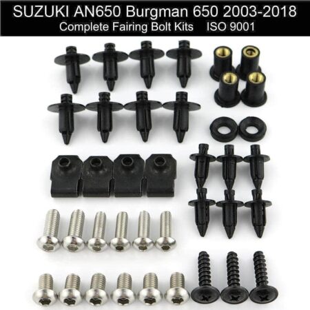 Σετ Βίδες-Κλιπάκια Για Τα Πλαστικά Suzuki AN650 Burgman 650 2003-2018