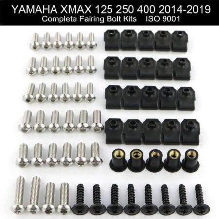 Σετ Βίδες-Κλιπάκια Για Τα Πλαστικά Yamaha XMAX 125 XMAX 250 XMAX 400 2014-2019