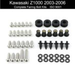 Σετ Βίδες-Κλιπάκια Για Τα Πλαστικά Kawasaki Z1000 2003-2006