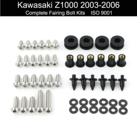 Σετ Βίδες-Κλιπάκια Για Τα Πλαστικά Kawasaki Z1000 2003-2006