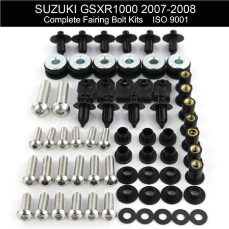 Σετ Βίδες-Κλιπάκια Για Τα Πλαστικά Suzuki GSX-R1000 2007-2008