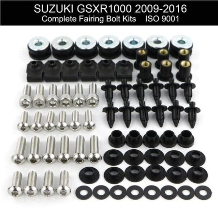 Σετ Βίδες-Κλιπάκια Για Τα Πλαστικά Suzuki GSX-R1000 2009-2016