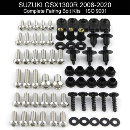 Σετ Βίδες-Κλιπάκια Για Τα Πλαστικά Suzuki GSX-1300R Hayabusa 2008-2020