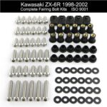 Σετ Βίδες-Κλιπάκια Για Τα Πλαστικά Kawasaki ZX-6R 1998-2002 ZZR600 2003-2008