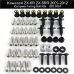 Σετ Βίδες-Κλιπάκια Για Τα Πλαστικά Kawasaki ZX-6R ZX-6RR 2009-2012