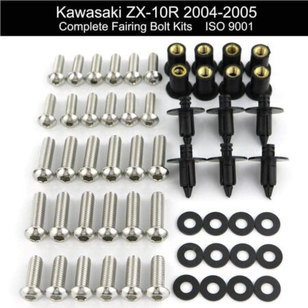 Σετ Βίδες-Κλιπάκια Για Τα Πλαστικά Kawasaki ZX-10R 2004-2005
