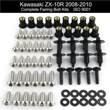 Σετ Βίδες-Κλιπάκια Για Τα Πλαστικά Kawasaki ZX-10R 2008-2010