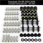 Σετ Βίδες-Κλιπάκια Για Τα Πλαστικά Kawasaki ZX-6R 2005-2006