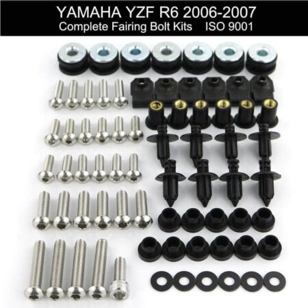 Σετ Βίδες-Κλιπάκια Για Τα Πλαστικά Yamaha YZF-R6 2006-2007