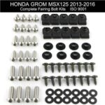 Σετ Βίδες-Κλιπάκια Για Τα Πλαστικά HONDA GROM MSX125 2013-2016