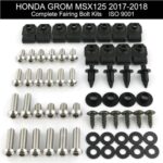 Σετ Βίδες-Κλιπάκια Για Τα Πλαστικά HONDA HONDA GROM MSX125 2017-2018