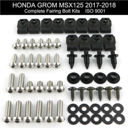 Σετ Βίδες-Κλιπάκια Για Τα Πλαστικά HONDA HONDA GROM MSX125 2017-2018