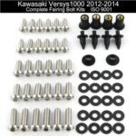 Σετ Βίδες-Κλιπάκια Για Τα Πλαστικά Kawasaki Versys 1000 2012-2014
