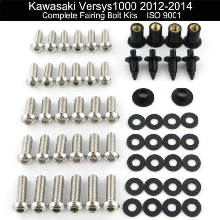 Σετ Βίδες-Κλιπάκια Για Τα Πλαστικά Kawasaki Versys 1000 2012-2014