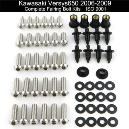 Σετ Βίδες-Κλιπάκια Για Τα Πλαστικά Kawasaki Versys 650 2006-2009