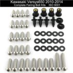 Σετ Βίδες-Κλιπάκια Για Τα Πλαστικά Kawasaki Versys 650 2010-2014