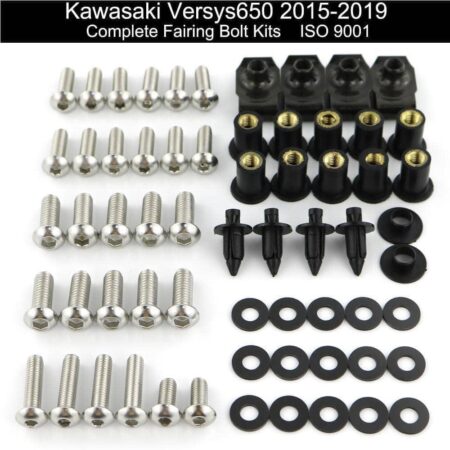 Σετ Βίδες-Κλιπάκια Για Τα Πλαστικά Kawasaki Versys 650 2015-2019